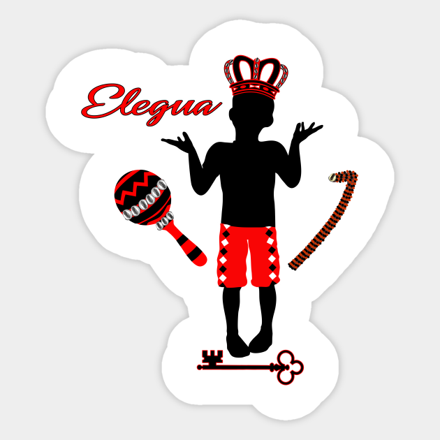 Elegua Elegua Eshu Sticker TeePublic